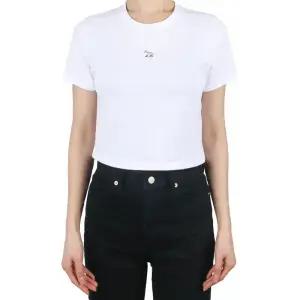 메종키츠네 25SS 여성 베이비 폭스 반팔티 화이트 OW00104KJ0008 P100