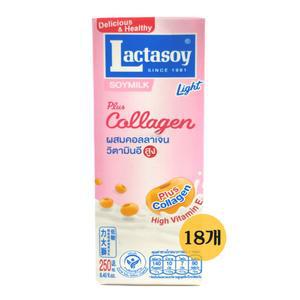 태국 락타소이 콜라겐 250ml x 6개 소이빈 밀크 Lactasoy MILK Collagen 18개 간식 생일 학원 방과후 어린