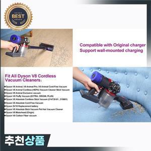 다이슨 호환 V8 동물/절대/플러스/무선 휴대용 진공 청소기용 A15F-2000Mah 교체용 배터리 어댑터 21.6V