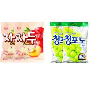 추억의사탕세트 자두맛사탕2개+청포도사탕2개