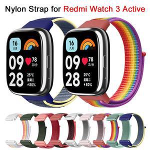 Redmi Watch 3 용 스트랩 액티브 나일론 액세서리 스마트 시계 교체 벨트 손목 밴드 스포츠 팔찌