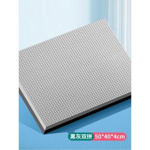 두꺼운운동매트 헬스장 홈트 사각 거치대 테스 소음방지 50x33x4cm 헬스 두툼한 요가