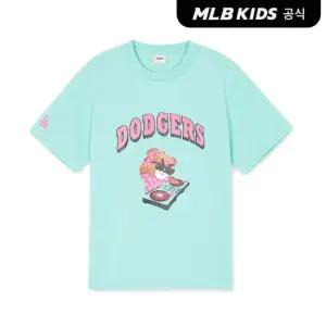 [택가 53,000원][MLB키즈 공식] 메가베어 그래픽 반팔 티셔츠 LA (Mint) 7ATSC0243-07MTS