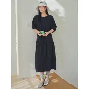 폴햄 POLHAM 여성) 크루넥 티어드 원피스_PHF2OO2230 PHF2OO2230 125209