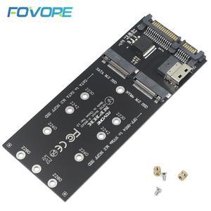 m2nvmessd SATA M 2 어댑터 M2 NVME SSD to SFF 8654 변환기 22 핀 확장 카드 PC 데스크탑 메인보드용