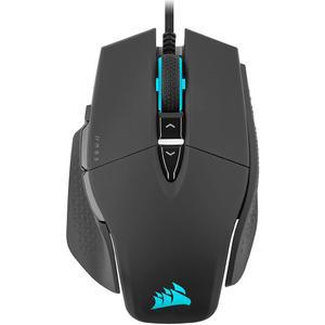 M65 RGB 울트라 튜닝 가능한 FPS 게이밍 마우스 마크맨 26 000 DPI 광학 센서, 스위치, AXON 하이퍼 프로세싱 기술, 센서 융합 제어, 무게 시스템 - 블랙