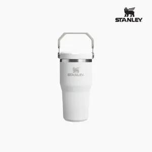 스탠리 아이스플로우 플립 스트로 2.0 텀블러 591ml, 프로스트 화이트
