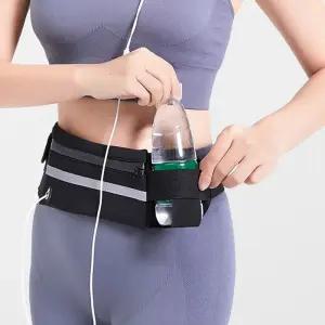 크림프 물통 밀착 슬림 러닝 플립 벨트 힙색