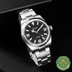 크로노스 EX 다이버 남성용 기계식 시계 NH35 39mm 자동 사파이어 유리 부쉬 팔찌 10ATM L6030M