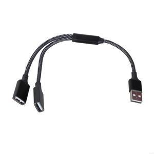 빠른 데이터 및 전원 관리를위한 29ed 2 포트 USB 스플리터 어댑터 케이블