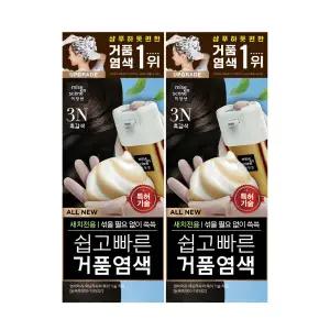 올뉴 쉽고빠른거품염색 3N 흑갈색 2개 824871