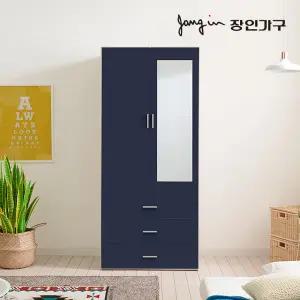 봉쥬르 800 싱글 3단서랍 거울옷장