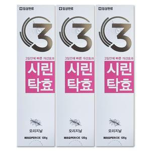 엘지 페리오 시린이 치약 시린탁효 오리지날 120g X 3개