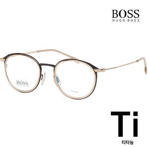 휴고 보스 티타늄 안경테 BOSS1198 I46 골드 금속테 명품