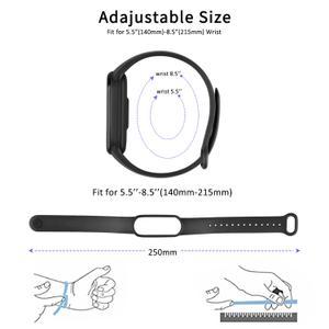 스마트 워치 시계 액세서리 스트랩 밴드 샤오미 호환 미 7 6 5 4 3 실리콘 팔찌 손목 MiBand 3/4 band5 ban