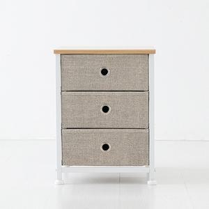 NOVEN 패브릭 미니서랍장 3단 300400