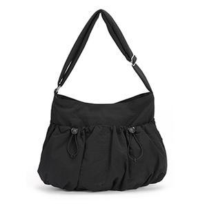여성 바스락원단 에코백 크로스백 대학생가방 데일리백 천가방 D8081 아멜라