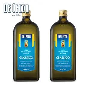 데체코 엑스트라버진 올리브오일 500ml x 2병 /올리브유/압착올리브