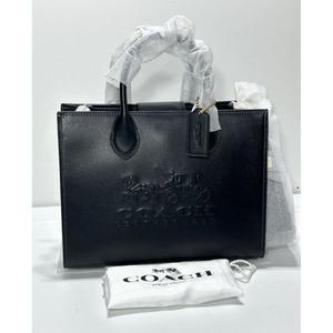 Coach Ace 토트백 26 블랙 가죽 - 말과 마차 CR681 NWT 필드 토트