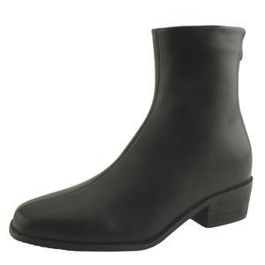 키높이 속굽 하이힐 앵클부츠 8cm 기본블랙