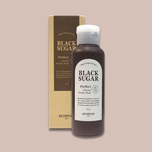 스킨푸드 블랙슈가 퍼펙트 엔자임 파우더 워시 대용량 (65g) 가루클렌징