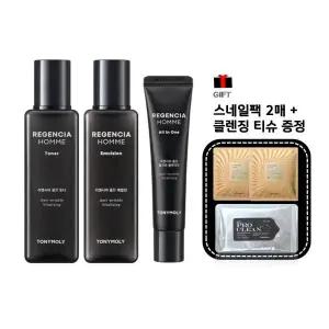 [롯데백화점]토니모리 리젠시아 옴므 2종 ( 마스크팩2매+ 클렌징티슈증정) 은은한향취