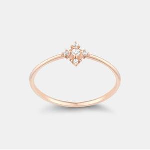 갤러리아 [메트로시티 주얼리] 코르테 14K 로즈 링 A223DR3073R4A