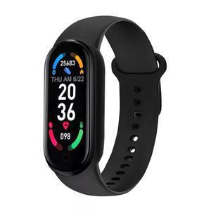 스마트 워치 손목 밴드 M6 6 남성 여성 Smart시계 휘트니스 스포츠 팔찌 삼성 호환 화웨이 Xiaomi 빨간색mi