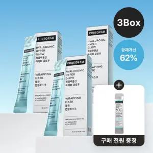 퓨어그램 물광쫀쫀 탄력 리프팅 랩핑마스크 3Box