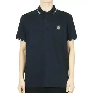 디몬트 스톤 남성 컴퍼스 로고 패치 슬림핏 PK반팔(네이비) K1S15 22002SC S0018 V0020