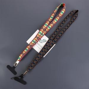 휴대폰 케이스 크로스바디 휴대폰 끈 자수 고급 휴대폰 체인 확장형 와이드 휴대폰 스트랩 목걸이