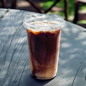 98파이 720ml (24온스) 아이스컵 + 개폐 리드 뚜껑 100개 세트