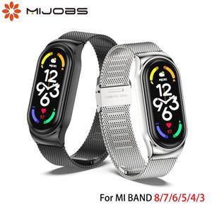 Mi Band 9 8 7 6 5 4 3 용 스트랩 Xiaomi Miband NFC 글로벌 버전 손목 밴드