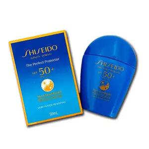 시세이도 선크림 파란자차 UV프로텍터 썬크림 50ml