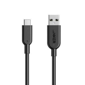 [미국배송] ANKER POWERLINE II USB-C TO USB 3.1 케이블 3피트 남성 블랙 U2014USB 케이블(3피트 C A 3.1(3.1세대 2) 10000MBPS 블랙)