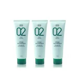 아모스 녹차실감 인텐시브 모이스처 팩 250g 3개 (C)