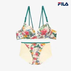 [휠라][휠라 언더웨어] 트로피컬 페일옐로우 세트 (FI4BAF2653FPYE_2SKU)