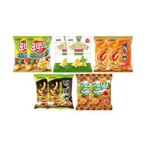 포테토크레오세트3(포테토칩오리지2,크레오파트라와사비2,새우깡2,먹태깡2,벌집핏자2)