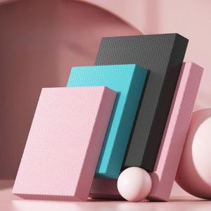 두꺼운운동매트 헬스장 홈트 균형 30x20x5cm 푹 하늘색 소형 이색 50mm
