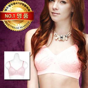 명품기능성속옷 [앨트웰 누벨마리] 핑크 브라 노와이어브라