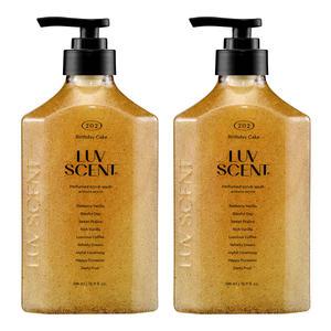 럽센트 스크럽워시 벌스데이케이크 라즈베리바닐라향 500ml, 2개