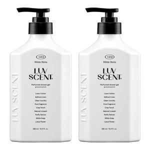 럽센트 바디워시 화이트셔츠 린넨코튼향 500ml, 2개