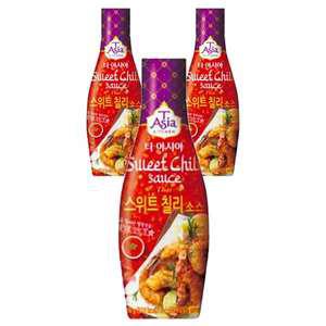 [소비기한 임박] 티아시아키친 스위트 칠리 소스, 290g, 3개