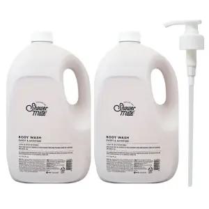샤워메이트 스위트 모이스처 대용량 바디워시 4000ml x 2개 + 펌프 리필용