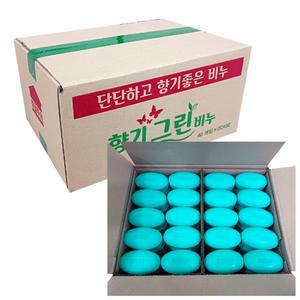 무료/유림/향기그린 비누 130g x 80개/업소용/알비누/서비스/사우나/목욕탕/영업용/헬스장/온천/미용/세수/향기/세면