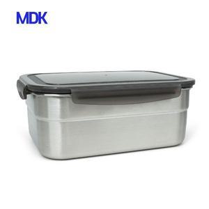 [기타]스텐사각 스텐용기 직사각 스테인레스반찬통 1750ml