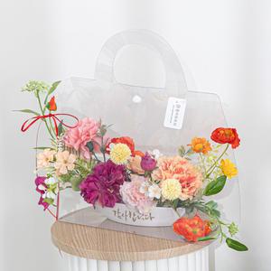 카네이션 조화 센터피스 장미 수반 백 set 43x34cm 꽃 어버이날 스승의날 테이블 장식 감사 선물 행사 소품