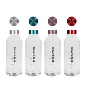오늘의 쉼표 에코젠 밀크 보틀 600ml 바이오 플라스틱 물병 BPA FREE 뜨거운 음료 물 냉동 아이스 핫