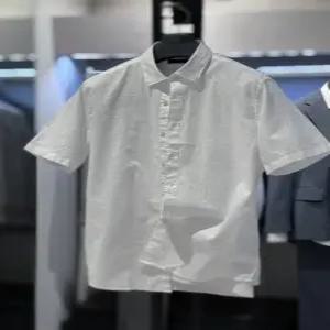 [트루젠] 트루젠 (4color) 린넨코튼 혼방 쿨워셔블 워싱 반팔 캐주얼 셔츠 426617031