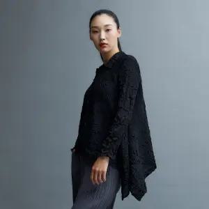 쉬폰 링클 롱 슬리브 블라우스_PPBLF024002